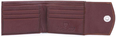 Keviv Men Casual Brown Artificial Leather Wallet(7 Card Slots)