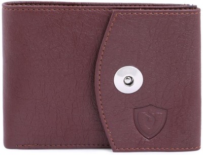 Keviv Men Casual Brown Artificial Leather Wallet(10 Card Slots)