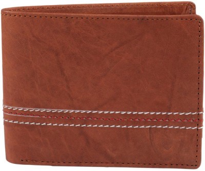 Keviv Men Casual Brown Genuine Leather Wallet(5 Card Slots)