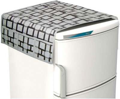 LooMantha Refrigerator  Cover(Width: 52 cm, Multicolor)