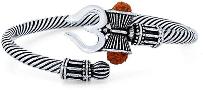 Divastri Brass Silver Kada
