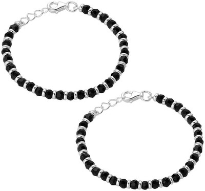 Miya's Emporium Silver Bracelet Set(Pack of 2)