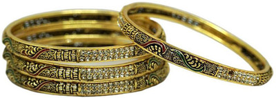 Fashionwu Alloy Bangle Set(Pack of 4)