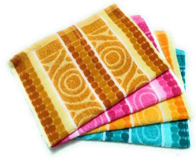 Cotton colors JALEB_1011 Multicolor Cloth Napkins(4 Sheets)