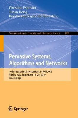 Pervasive Systems, Algorithms and Networks(English, Paperback, unknown)