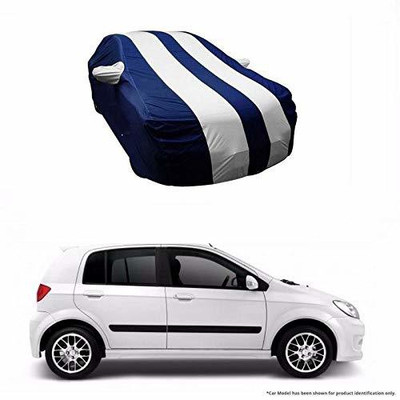 CORASS Car Cover For Hyundai Getz (With Mirror Pockets)(White)