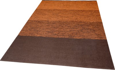 Saral Home Orange Cotton Dhurrie(4 ft,  X 6 ft, Rectangle)