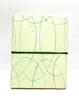 Cutrunn Recycled handmade A5 Diary Unruled 40 Pages(Off white)