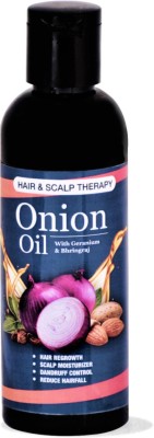 Manarya Sun's Heart Hair & Scalp Therapy Onion Oil With Geranium & Bhringraaj Extracts Pack of 2 Hair Oil(200 ml)