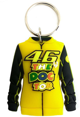 BORING Doublesided Dr46 Valentino Rossi Jacket Design Key Chain