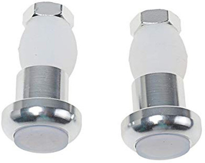 Nema Bicycle Handlebar End Plug LED Red Light - Silver LED Front Light(Silver)