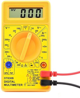 Divine's DT830D Digital Multimeter Digital Multimeter(Yellow 6000 Counts)