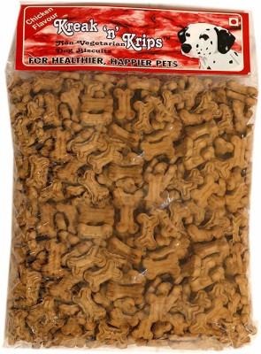 Kreak n Krips Puppy Biscuits, 1 kg (Chicken Flavoured) Chicken Dog Treat(1 kg)