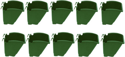 bio blooms Plant Container Set(Pack of 10, Plastic)