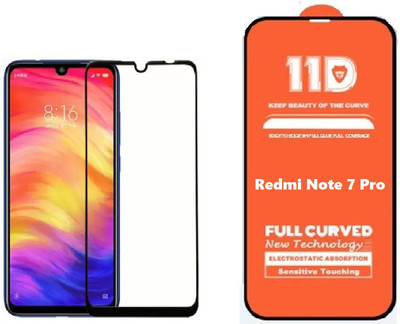 ISAAK Edge To Edge Tempered Glass for Redmi Note 7 Pro(Pack of 1)
