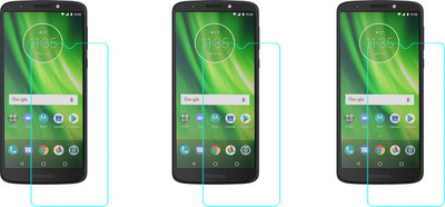 ACM Tempered Glass Guard for Motorola Moto G6 Play(Pack of 3)