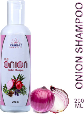nagbai Red Onion Shampoo for Hair Growth with Hair fall control shampoo(200 ml)