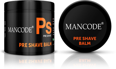 MANCODE Pre-Shave Balm,100gm, Its Helps In Skin Moisturizing, Skin Conditioning, and Razor-Burn Free Shave, Formulated with Unique Blend of Botanical Ingrediants & Essential Oils. Moisturizes & Conditions the Skin. Sulphate Free, Paraben Free(100 g)