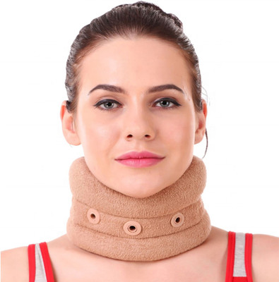 PE Brace Joint Neck support spine Cervical Chin Collar lumbar position pain Neck Support(Beige)