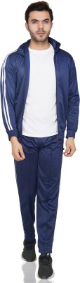 Overnice Solid Men Track Suit