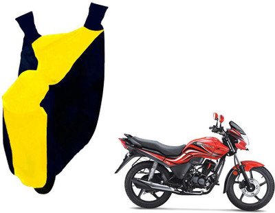 WolkomHome Two Wheeler Cover for Hero(Passion, Blue, Yellow)