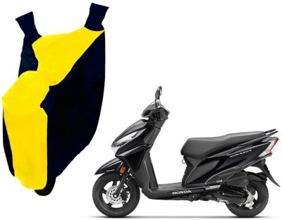 WolkomHome Two Wheeler Cover for Honda(Grazia, Blue, Yellow)