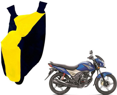 WolkomHome Two Wheeler Cover for Honda(CB, Blue, Yellow)