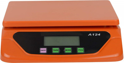 MSNL A-124 INOX HIGHLY DURABLE AND ACCURATE 1GM TO 30KG CAPACITY. ORANGE Weighing Scale(Orange)