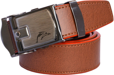 HENEDA Men Formal Tan Synthetic Belt