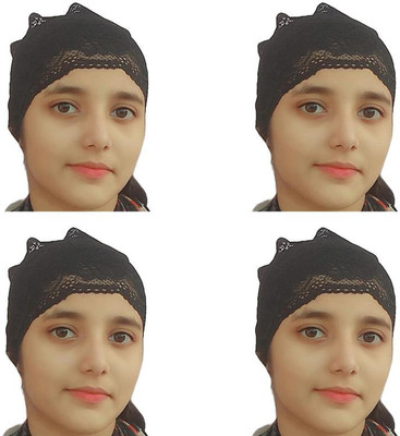 Hejabiya Self Design Skull Cap Cap(Pack of 4)