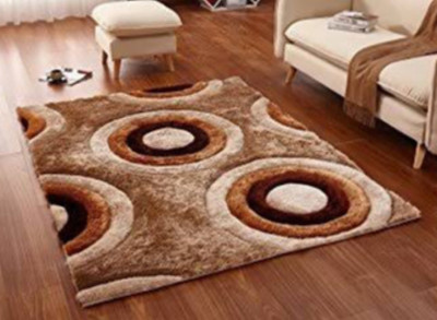 shopgallery Multicolor Polyester Carpet(4 ft,  X 6 ft, Rectangle)