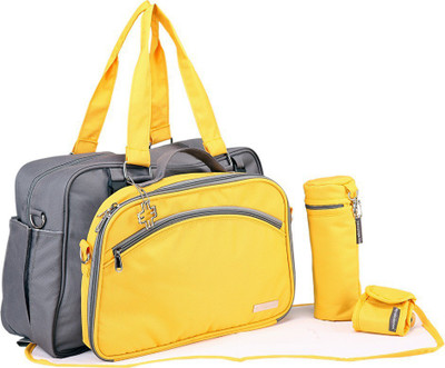 9% OFF on My Milestones Duo Detach Duo Detach Diaper Bag(Grey, Yellow) 9% OFF on My Milestones Duo Detach Duo Detach Diaper Bag(Grey, Yellow)