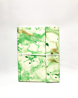 Cutrunn Recycled handmade A5 Diary Unruled 40 Pages(Multicolor)
