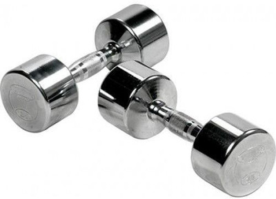 Laddi Sports BEST QUALITY STEEL DUMBBELL 3KG (PAIR) Fixed Weight Dumbbell(6 kg)