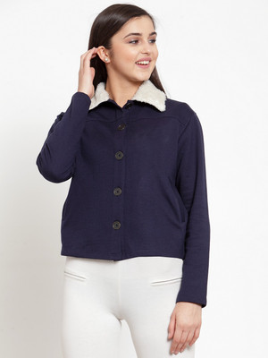 KASSUALLY Full Sleeve Solid Women Jacket