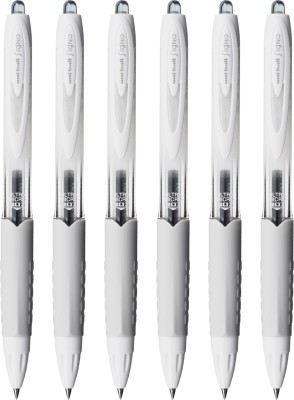 uni-ball Signo UMN307 0.7mm Black Gel Pen(Pack of 6, Ink Color - Black)