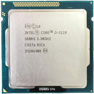 Intel 3rd Generation Core i3 3220 3.3 GHz LGA 1155 Socket 2 Cores Desktop Processor(Silver)