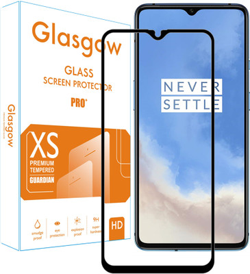 Glasgow Edge To Edge Tempered Glass for OnePlus 7T(Pack of 1)