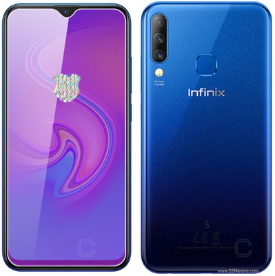 CASE CREATION Edge To Edge Tempered Glass for Infinix S4(Pack of 1)