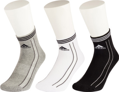 ADIDAS Men Ankle Length(Pack of 3)