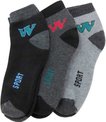 YOUR SHOPPING STORE Men Color Block Ankle Length(Pack of 3)