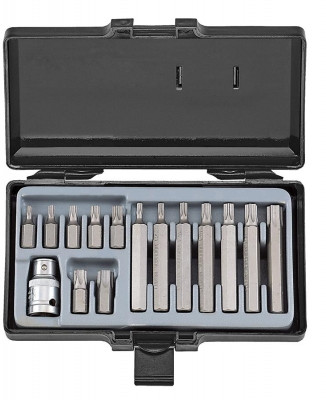 Mescotools TORX BIT SET SHORT AND LONG Socket Set(Pack of 15)