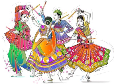 god & god's 61 cm Dandya Dancer 612 Self Adhesive Sticker(Pack of 1)