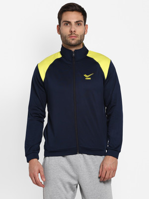 YUUKI Full Sleeve Color Block Men Sweatshirt