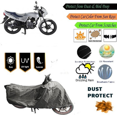 MotohunK Two Wheeler Cover for LML(Freedom, Grey)