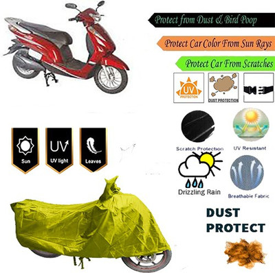 MotohunK Two Wheeler Cover for Avon(Yellow)