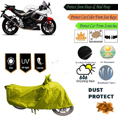 MotohunK Two Wheeler Cover for Hyosung(Yellow)