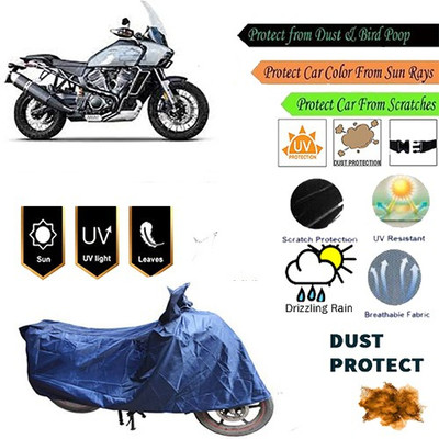 MotohunK Two Wheeler Cover for Harley Davidson(Blue)