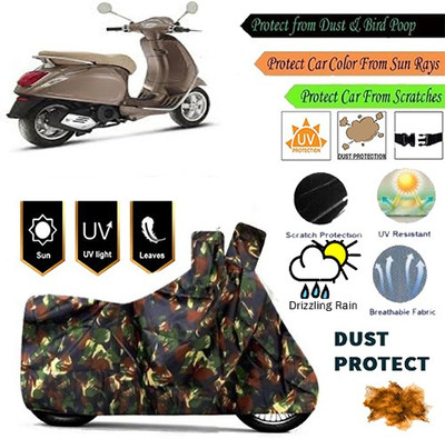MotohunK Two Wheeler Cover for Piaggio(Multicolor)