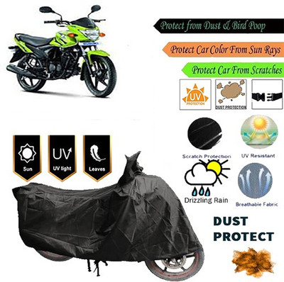 MotohunK Two Wheeler Cover for Suzuki(Hayate, Black)
